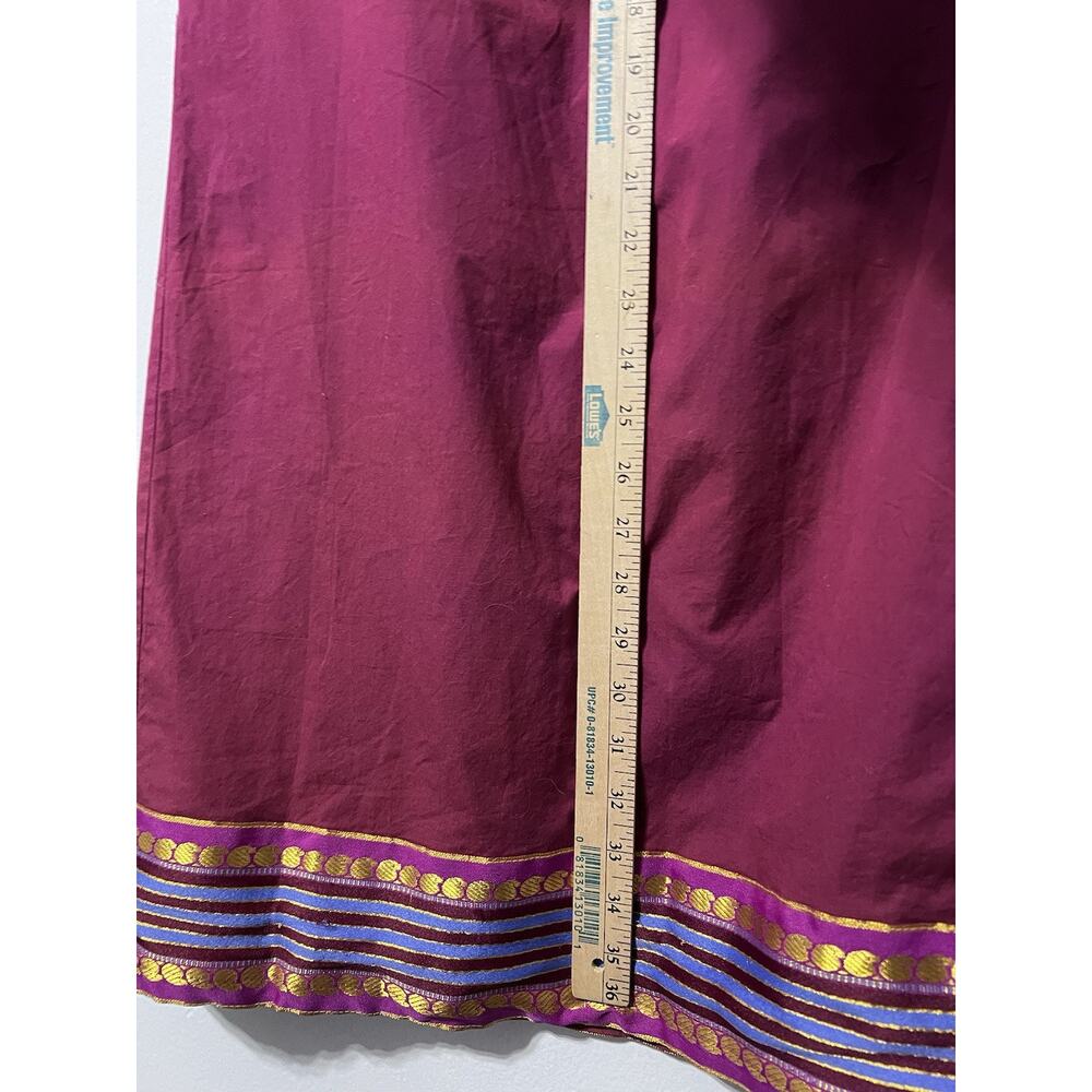 VTG 90s Spiegel Wrap Maxi Skirt Colorful Sz 12 Hippie Boho Indie Festival - Picture 9 of 12